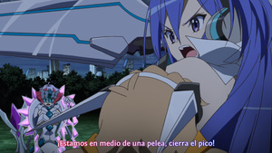 Senki Zesshou Symphogear: Meteoroid-Falling, Burning, and Disappear, Then...